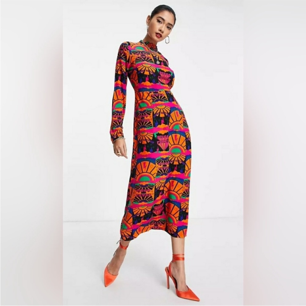 NWT NEVER FULLY DRESSED DISCO GROOVE MIDI DRESS - 4